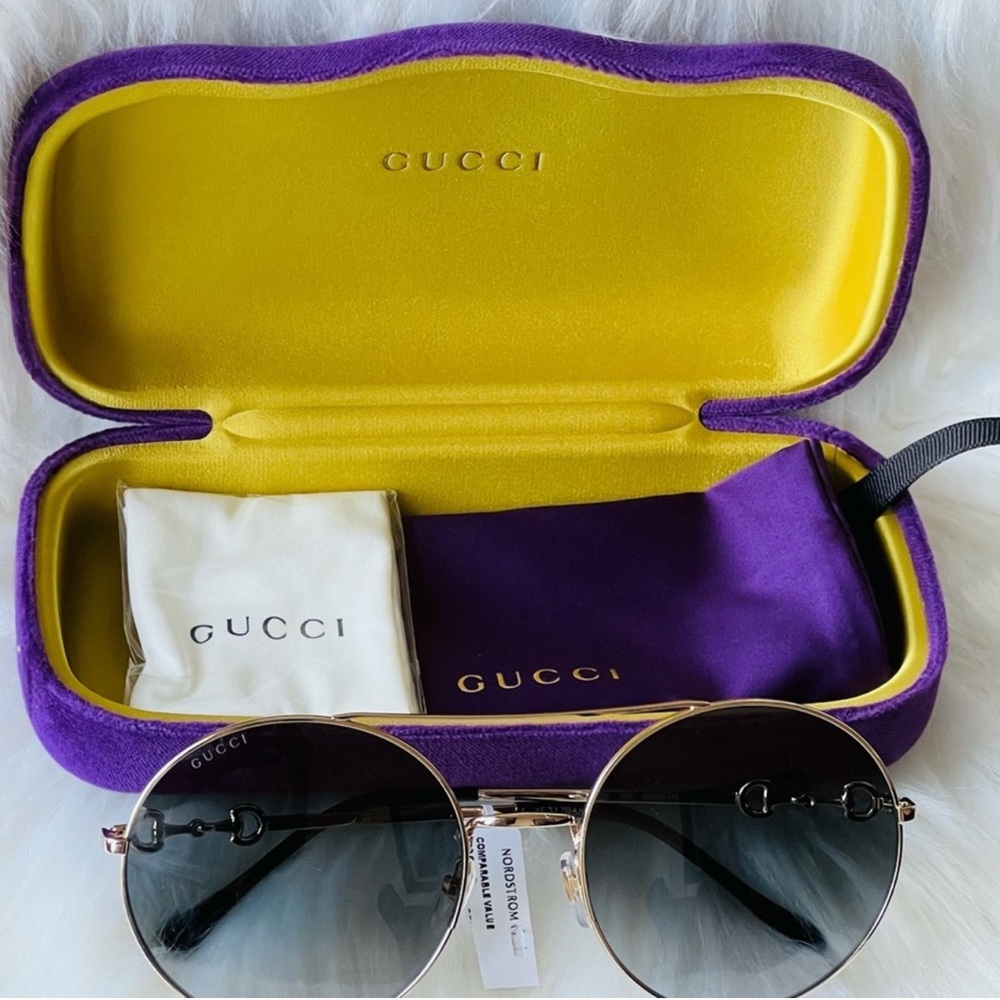Gucci Round Unisex Sunglasses